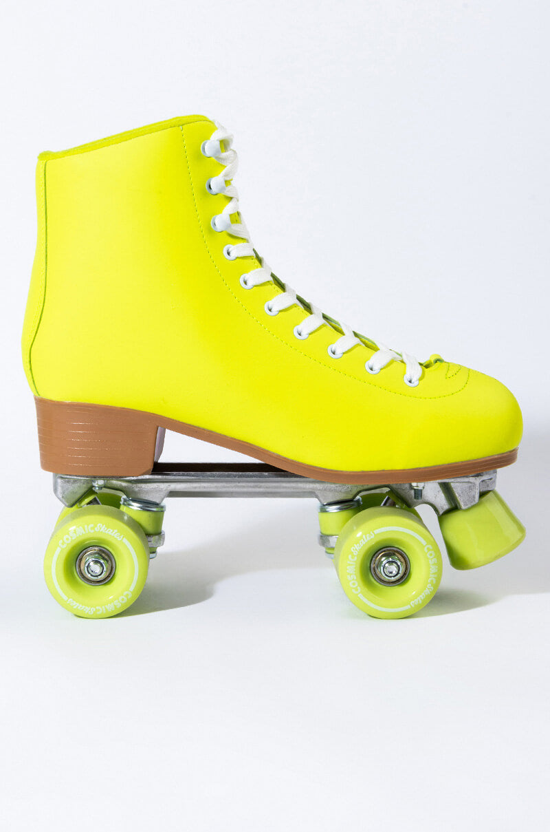 COSMIC SKATES JOSIE LIME ROLLER SKATES