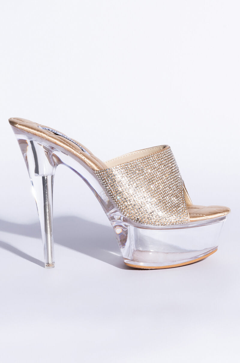 HIGH STILETTO HEEL SANDAL IN NUDE