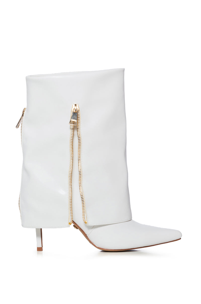 AZALEA WANG ZAHAVIA WHITE BOOTIE