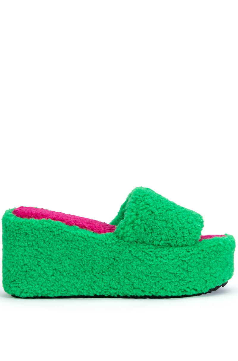 PIPA SHERPA MULE IN GREEN