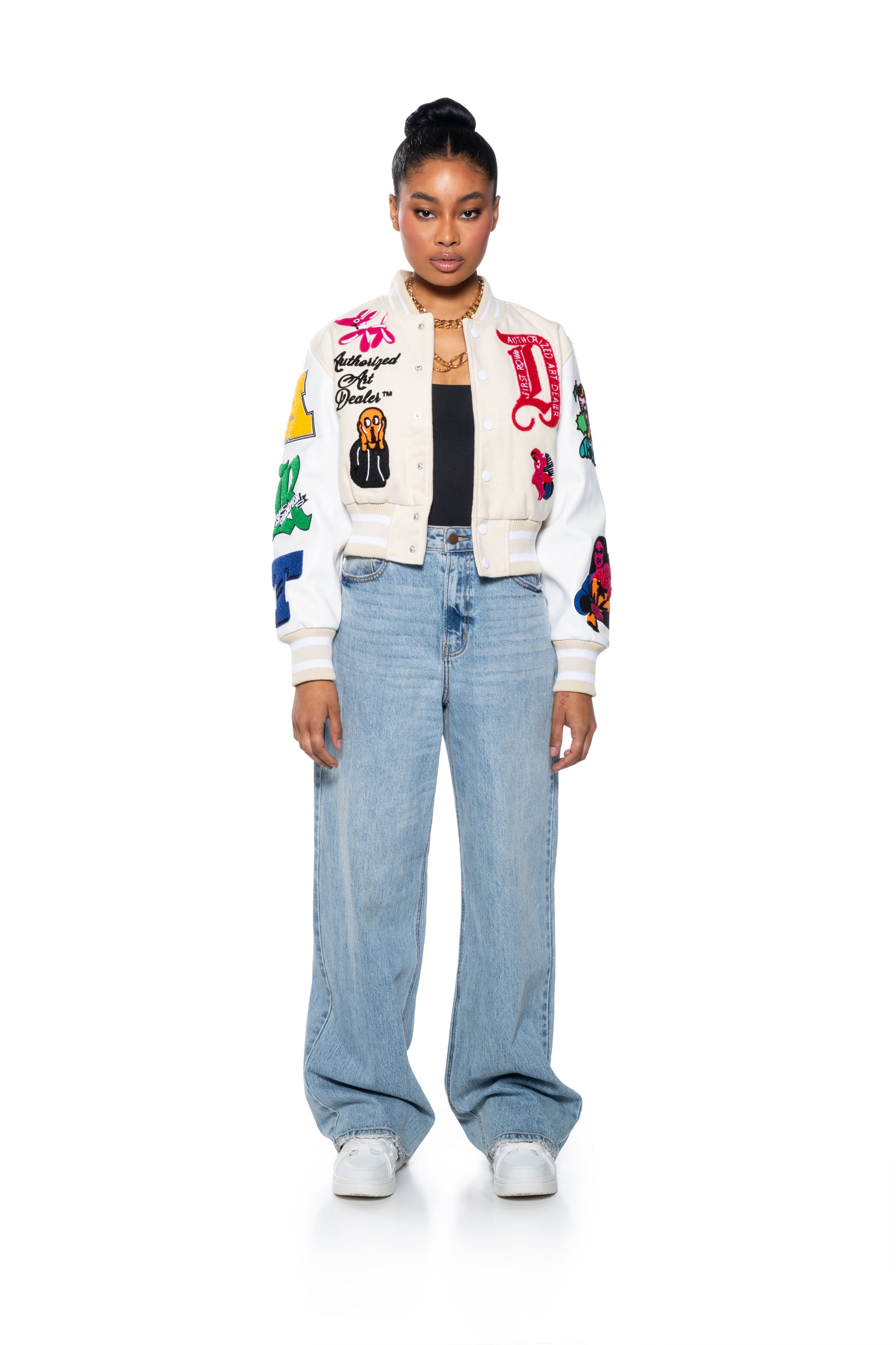 FIRST ROW ARTIST PATCH BOMBER