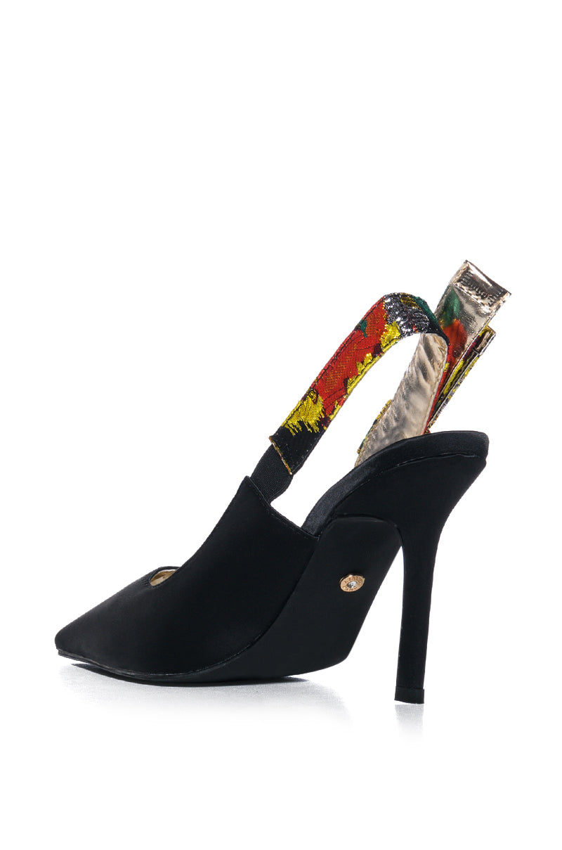 AZALEA WANG MONTAGE PUMP IN BLACK