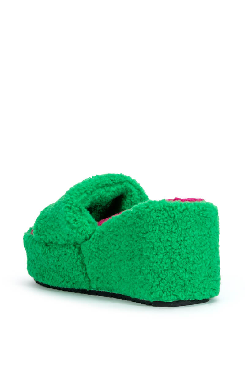 PIPA SHERPA MULE IN GREEN