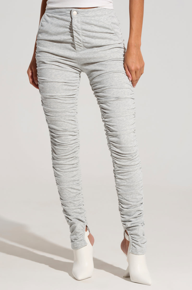 ALL EYES ON ME RUCHED TROUSER