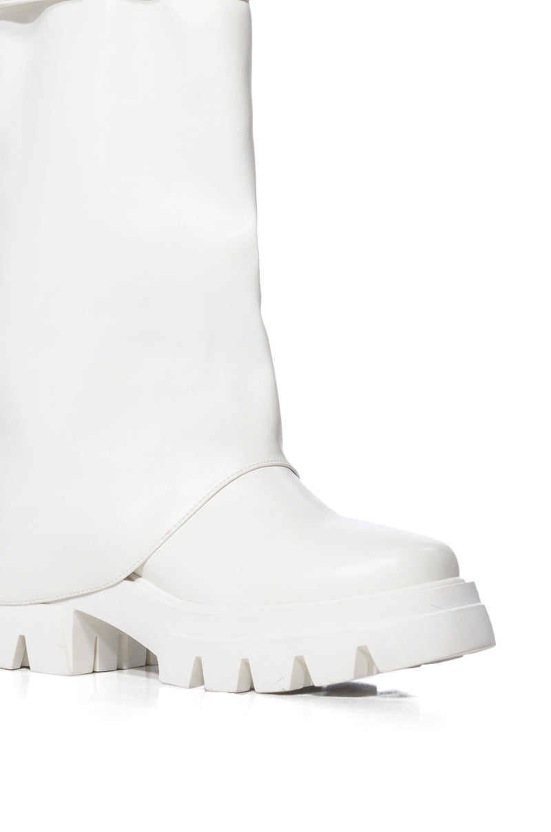 AZALEA WANG JET WHITE BOOT