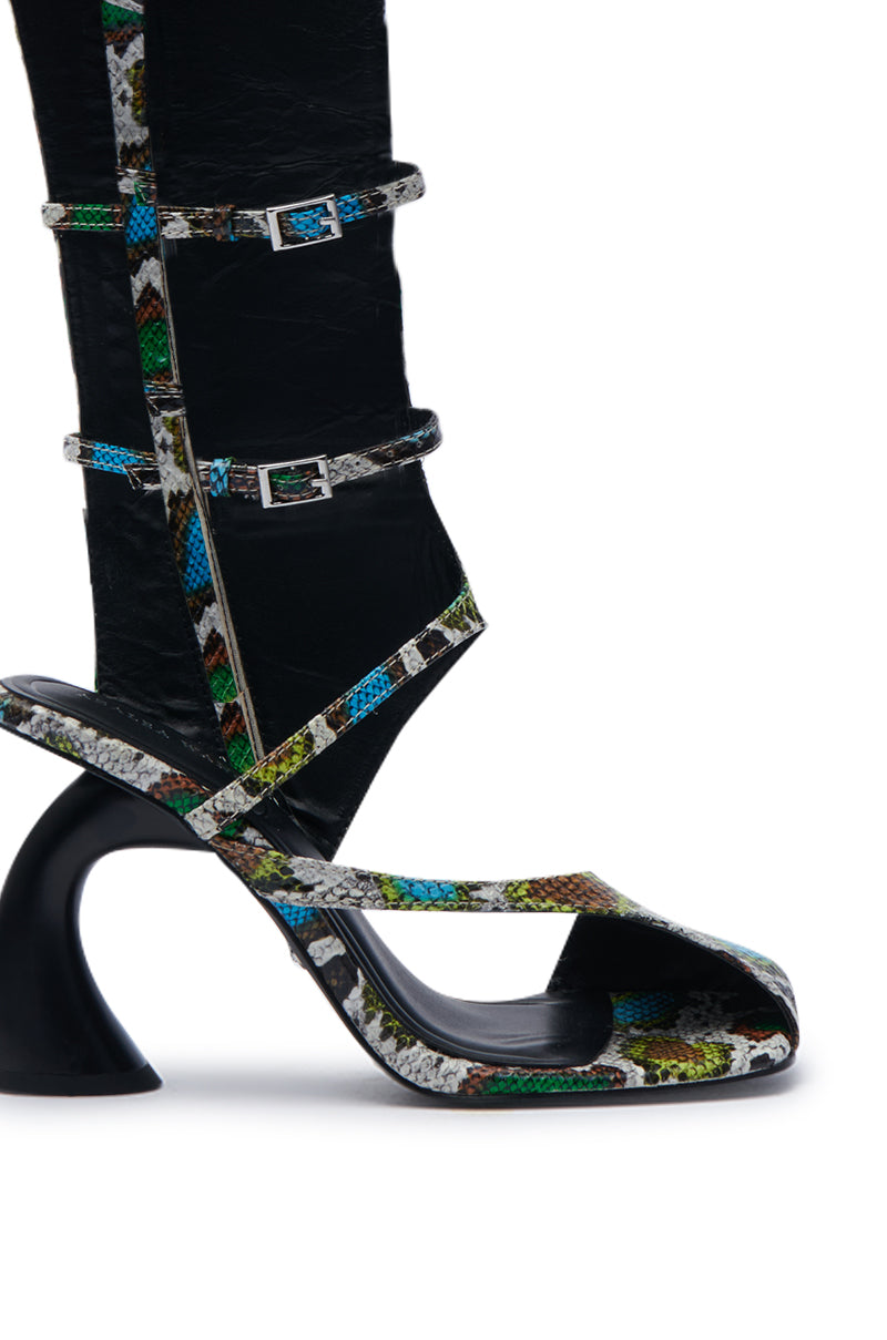 AZALEA WANG ANDRIUS SNAKE GLADIATOR SANDAL