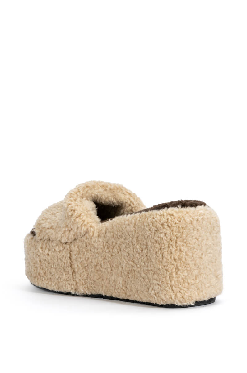 PIPA SHERPA MULE IN BEIGE