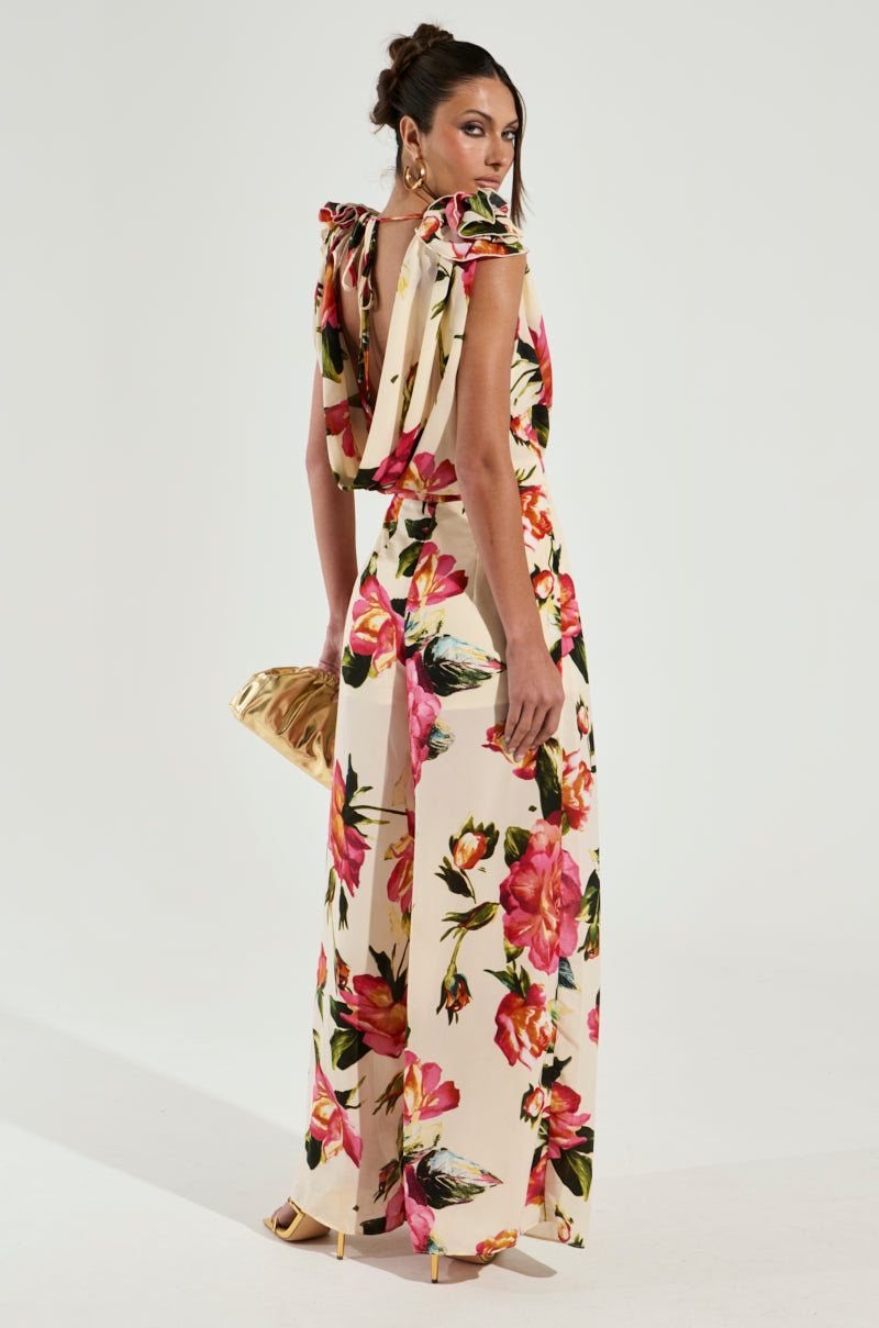 UNTOUCHABLE FLORAL PRINTED JUMPSUIT