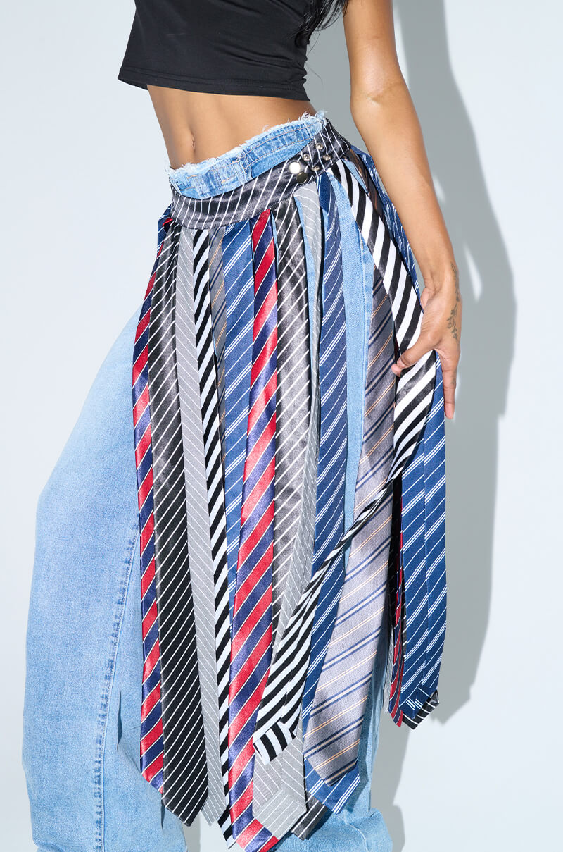 TIE ME DOWN MIDI SKIRT