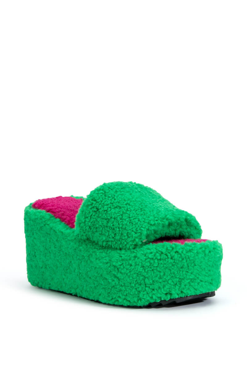 PIPA SHERPA MULE IN GREEN