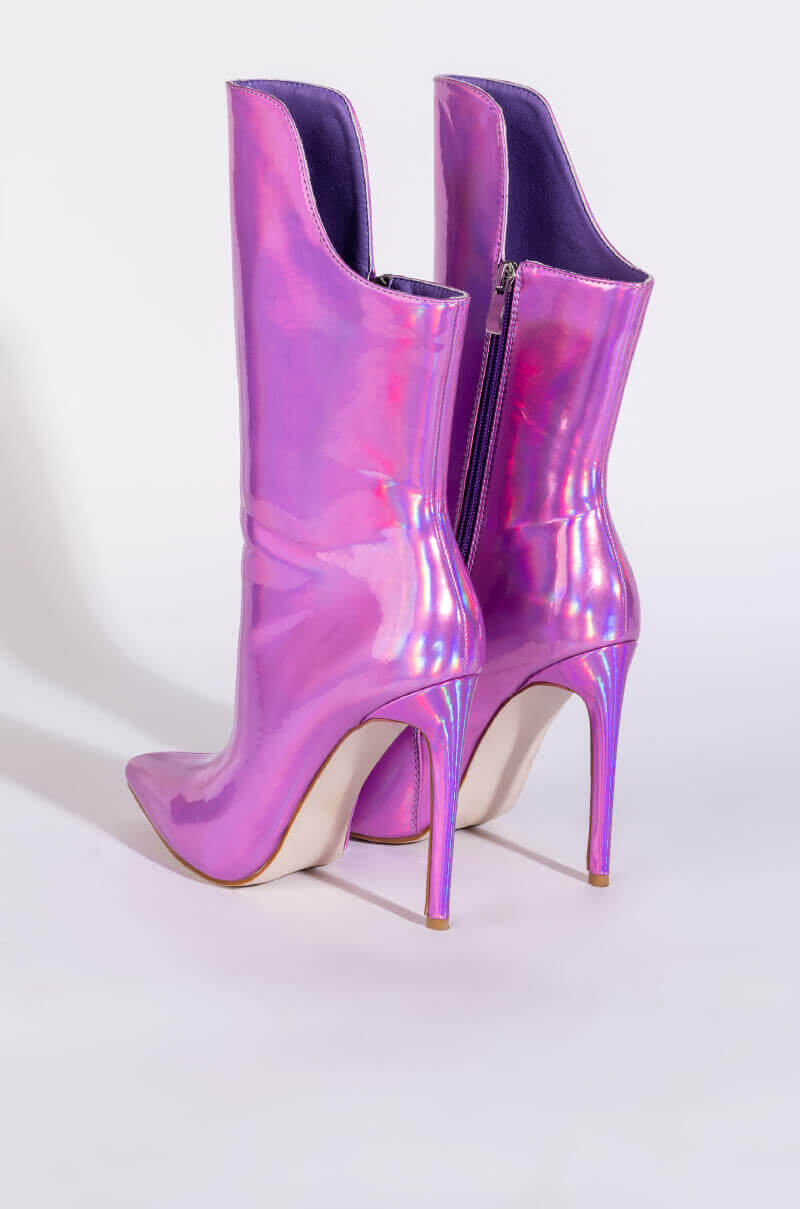 AZALEA WANG HALO SEXY BOOTIE IN PURPLE