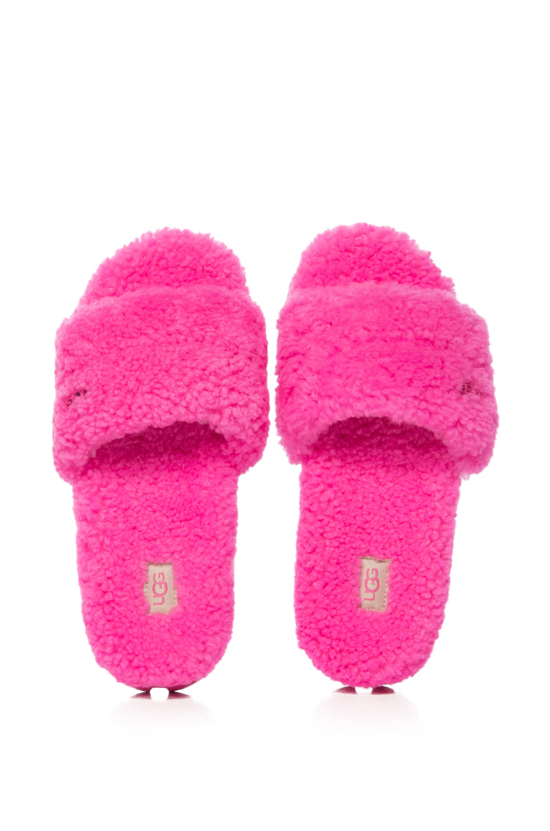 1130838 CARNATION UGG FUR SLIPPERS