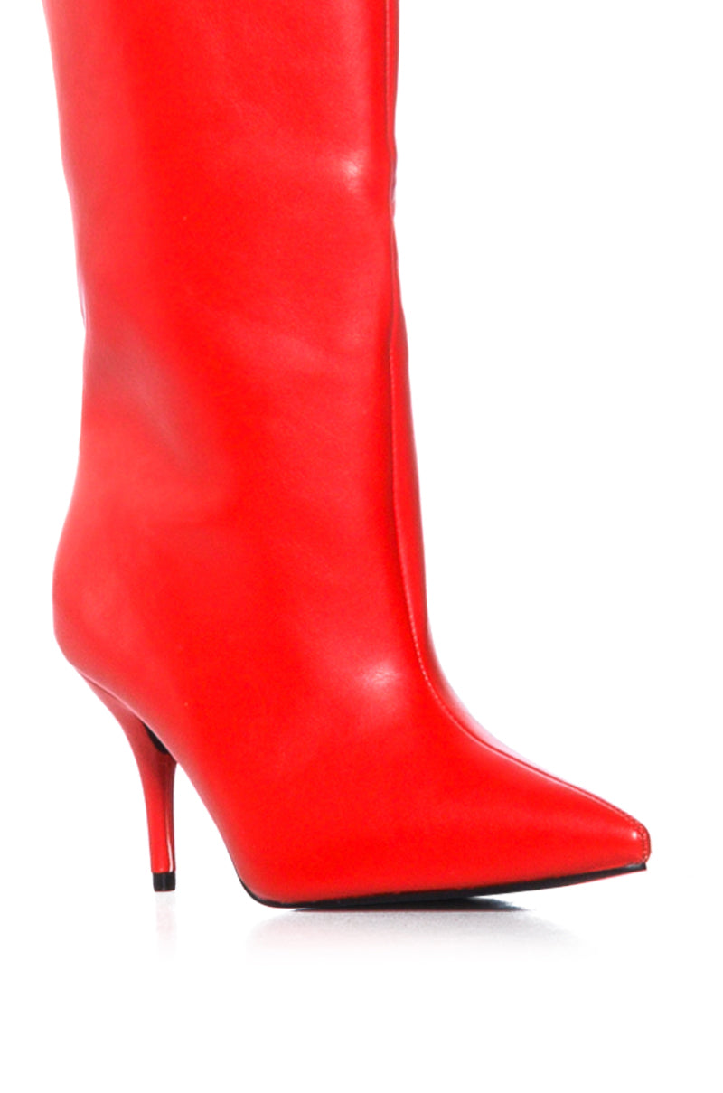 AZALEA WANG ORSON RED BOOTIE