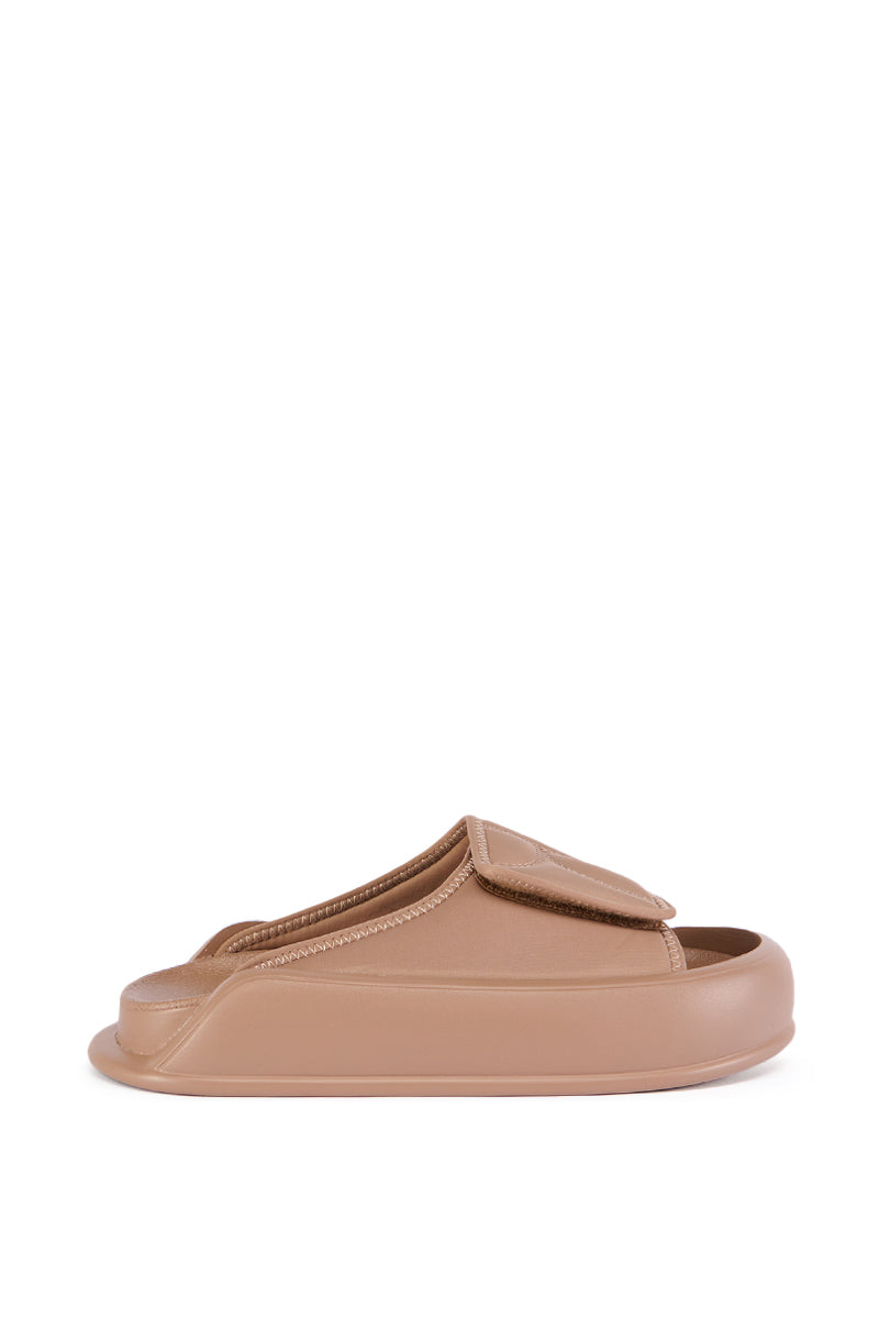 AZALEA WANG DONKEY KONG BROWN SLIP ON SANDAL