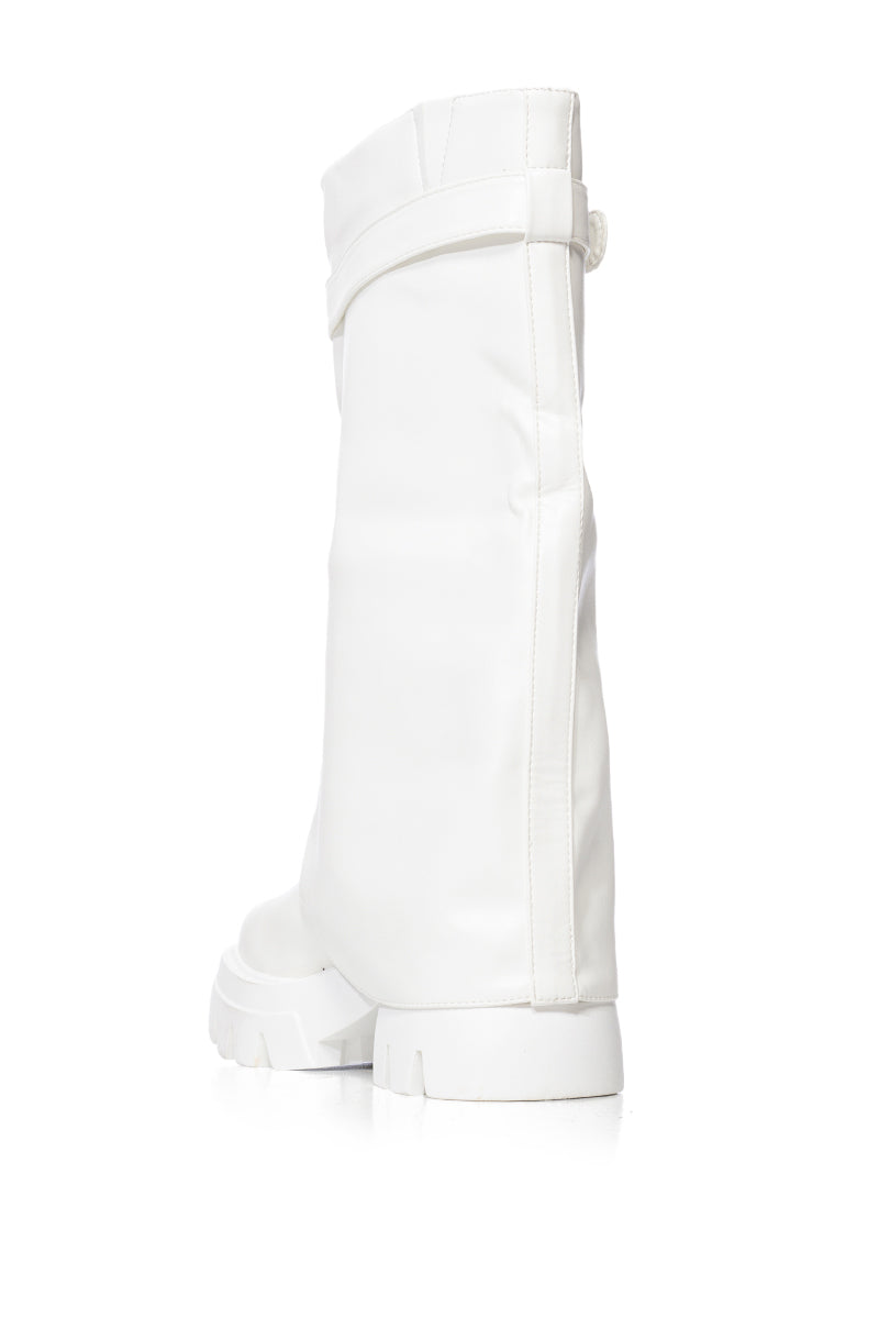 AZALEA WANG JET WHITE BOOT