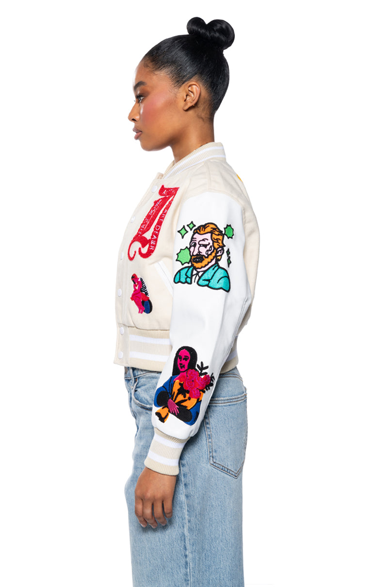 FIRST ROW ARTIST PATCH BOMBER