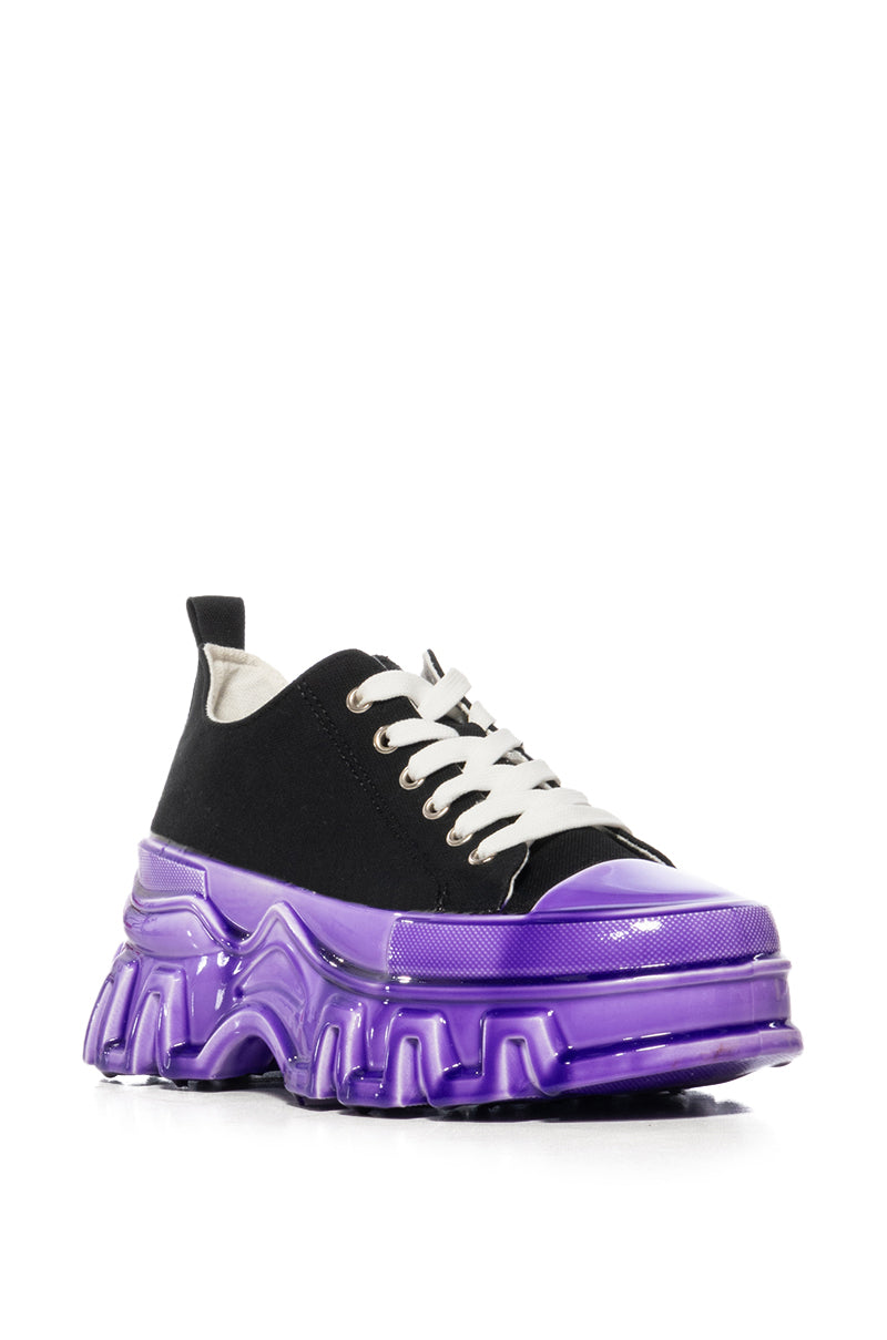 THE BLOG PURPLE SOLE SNEAKER