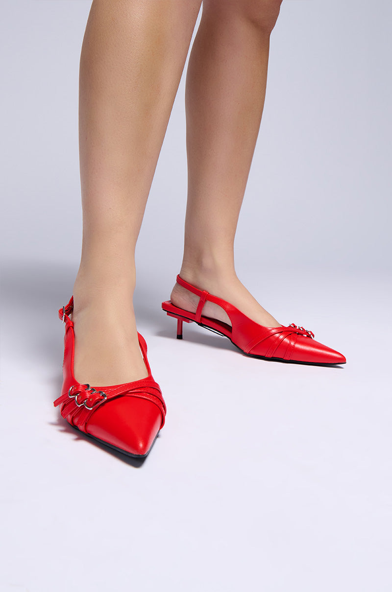 AZALEA WANG SEPIA RED PUMP