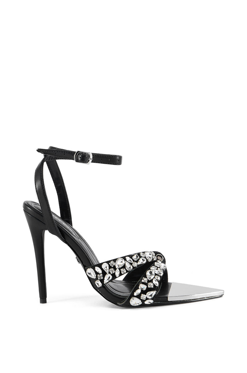 AZALEA WANG LIGHTYEAR BLACK SANDAL