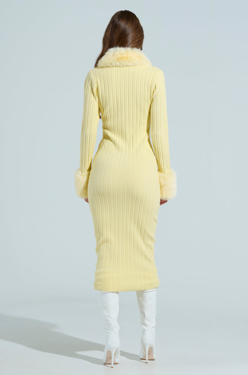 READY FOR SPRING KNIT MIDI DRESS