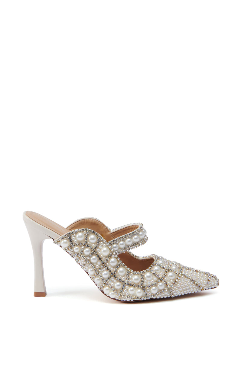 AZALEA WANG ENYA SILVER PUMP