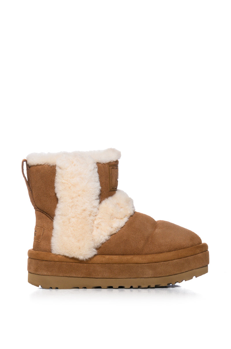 UGG CLASSIC CLOUDPEAK BOOTIE IN CHESTNUT