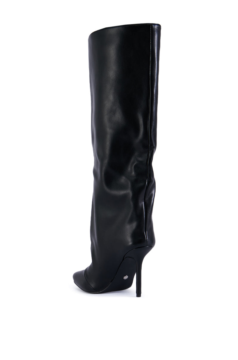 AZALEA WANG REBELITE BLACK STILETTO BOOT