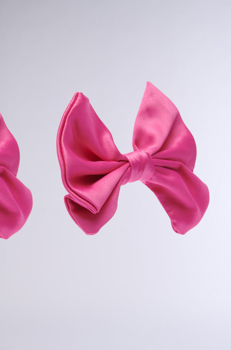 VALENTINA BOW EARRING IN PINK