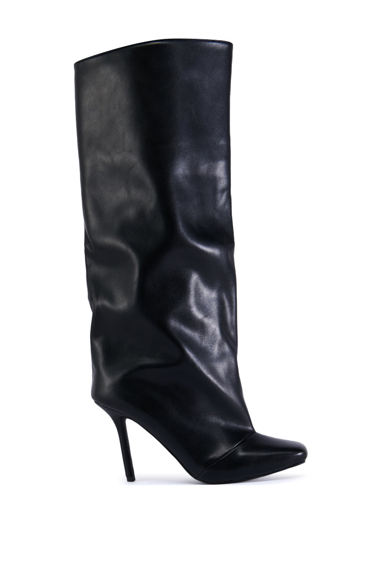 AZALEA WANG REBELITE BLACK STILETTO BOOT