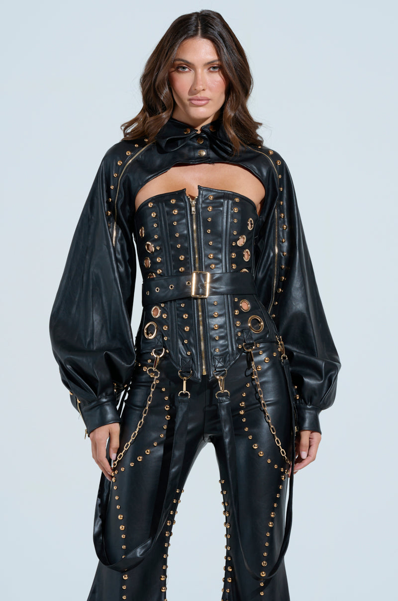 DW STUDDED CORSET