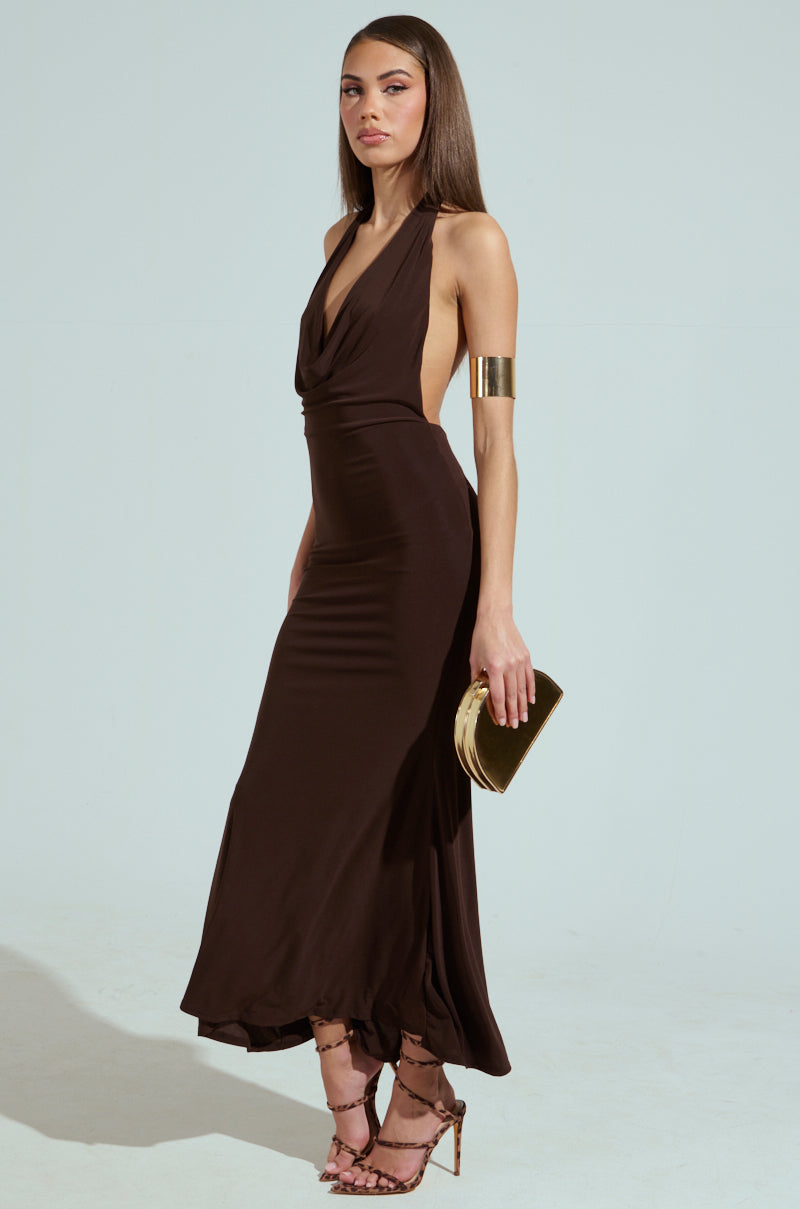 DRIP DRIP SLINKY MAXI DRESS