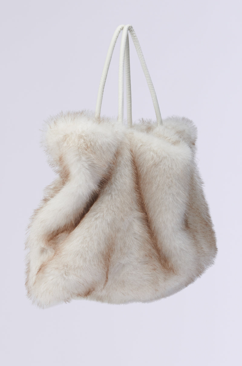 TOASTIE FAUX FUR TOTE