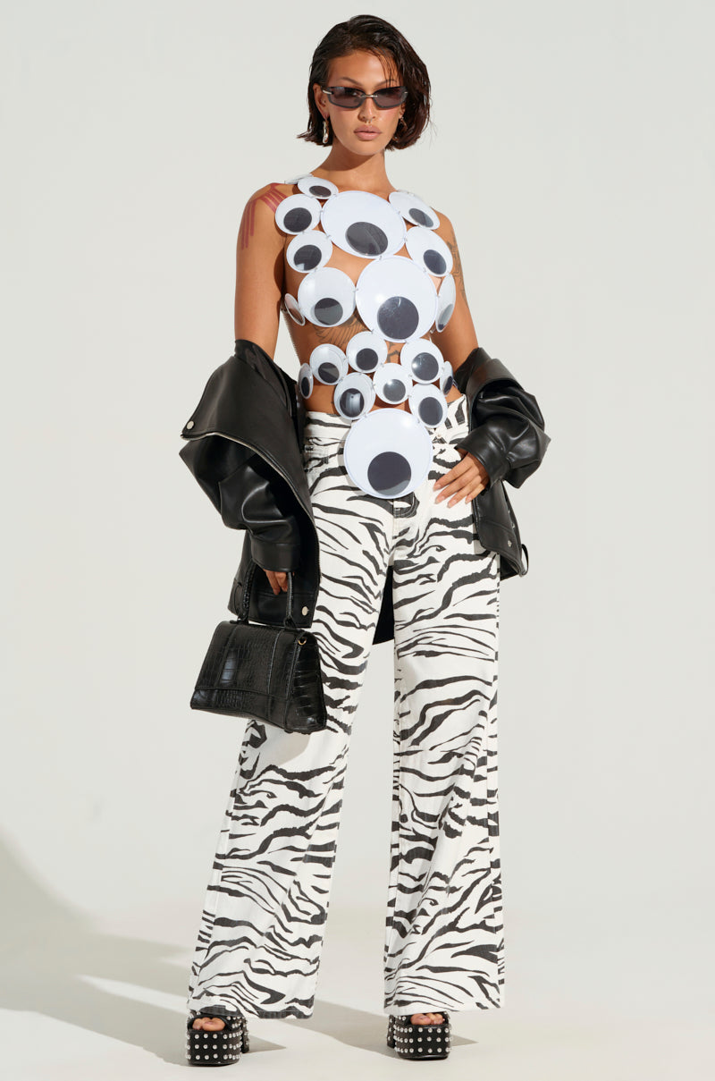 BACK IT UP ZEBRA PANT