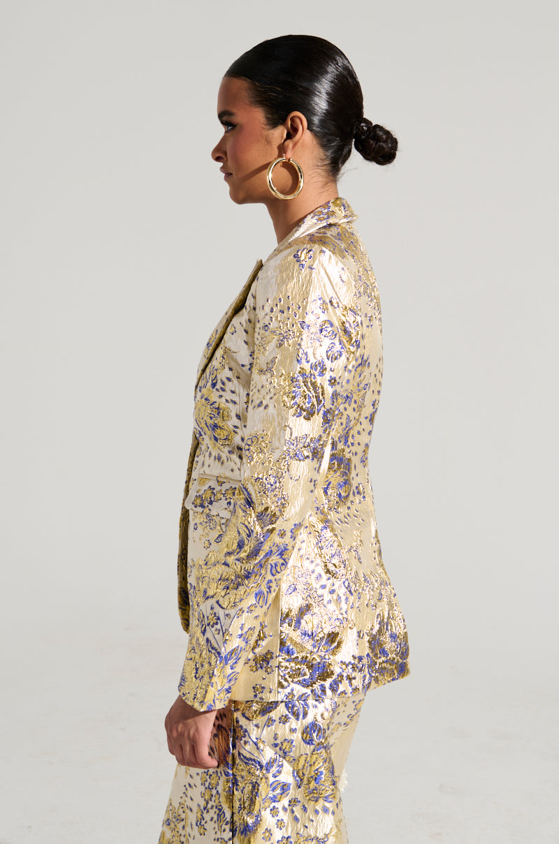 GOLDIE BROCADE BLAZER