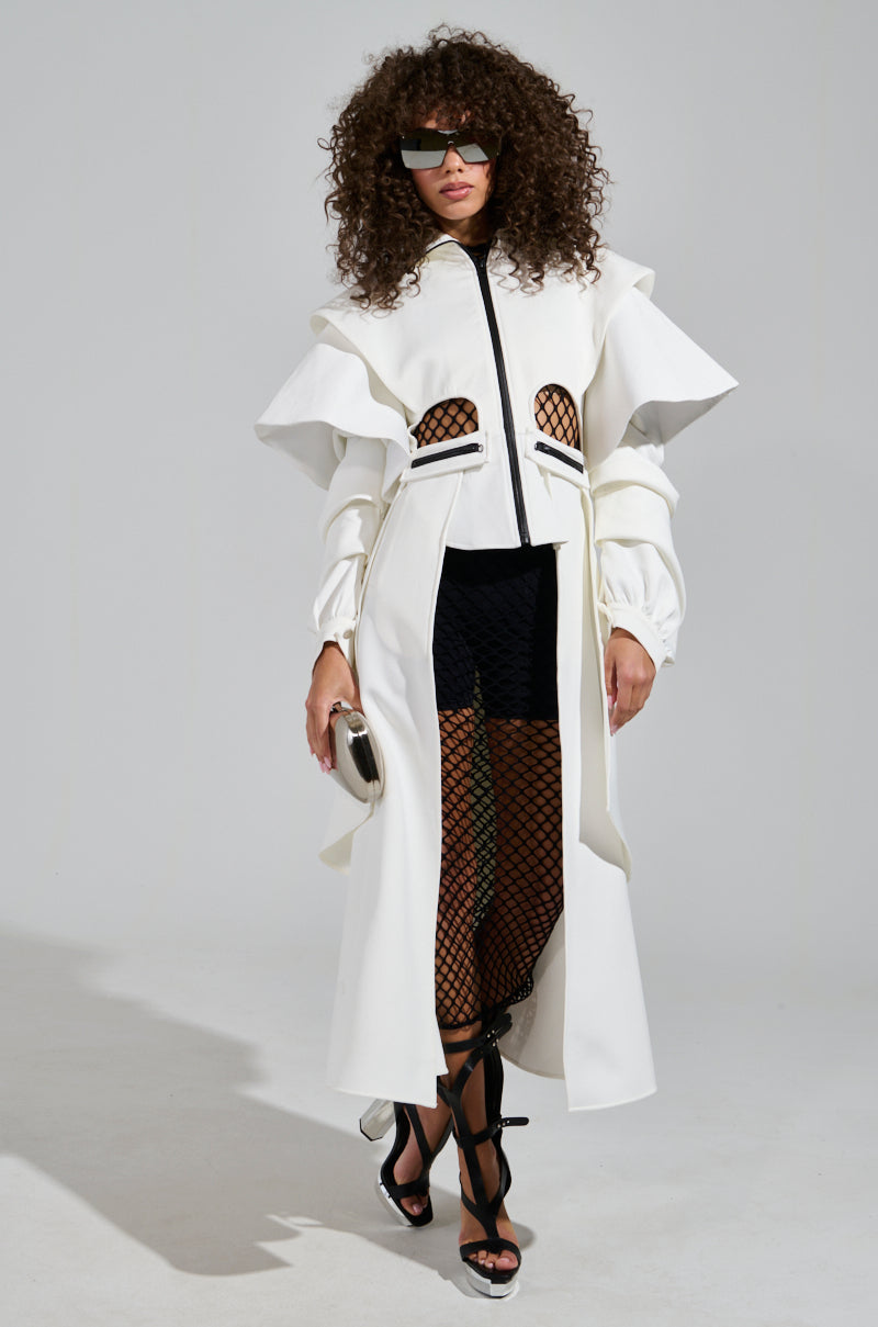 FUTURA CUTOUT SCUBA TRENCH