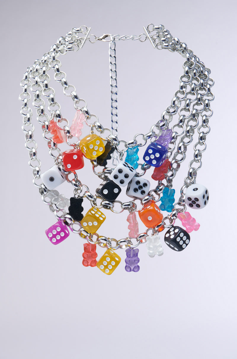 ROLL THE DICE CHARM CHOKER