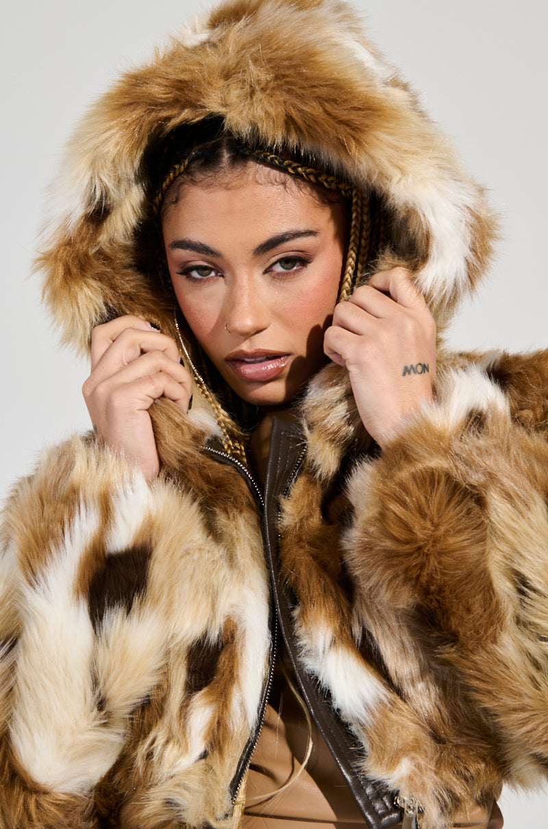 FENNEC FAUX FUR BOMBER