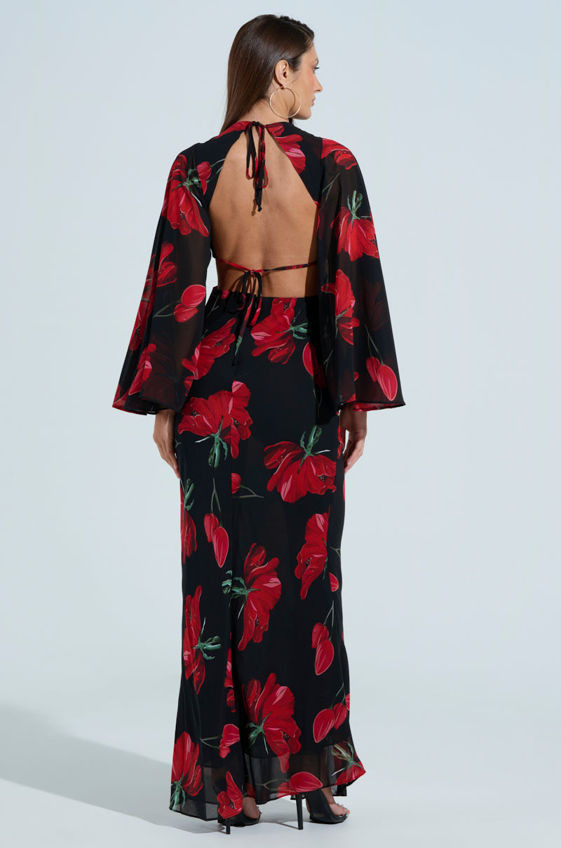 JUNIPER PRINTED MAXI DRESS