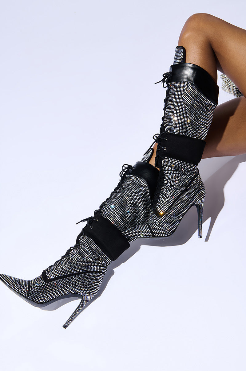 CHARLOTT BLACK STILETTO BOOT