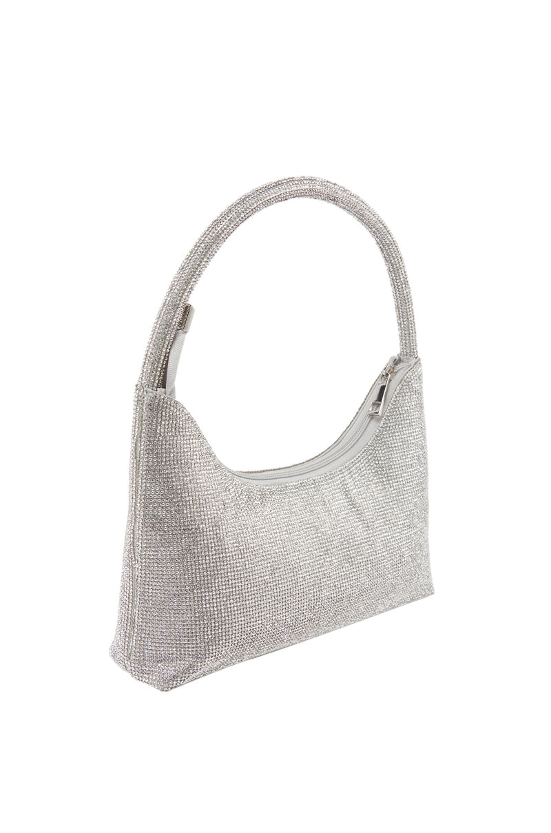 RANUNCULUS SILVER DIAMOND PURSE