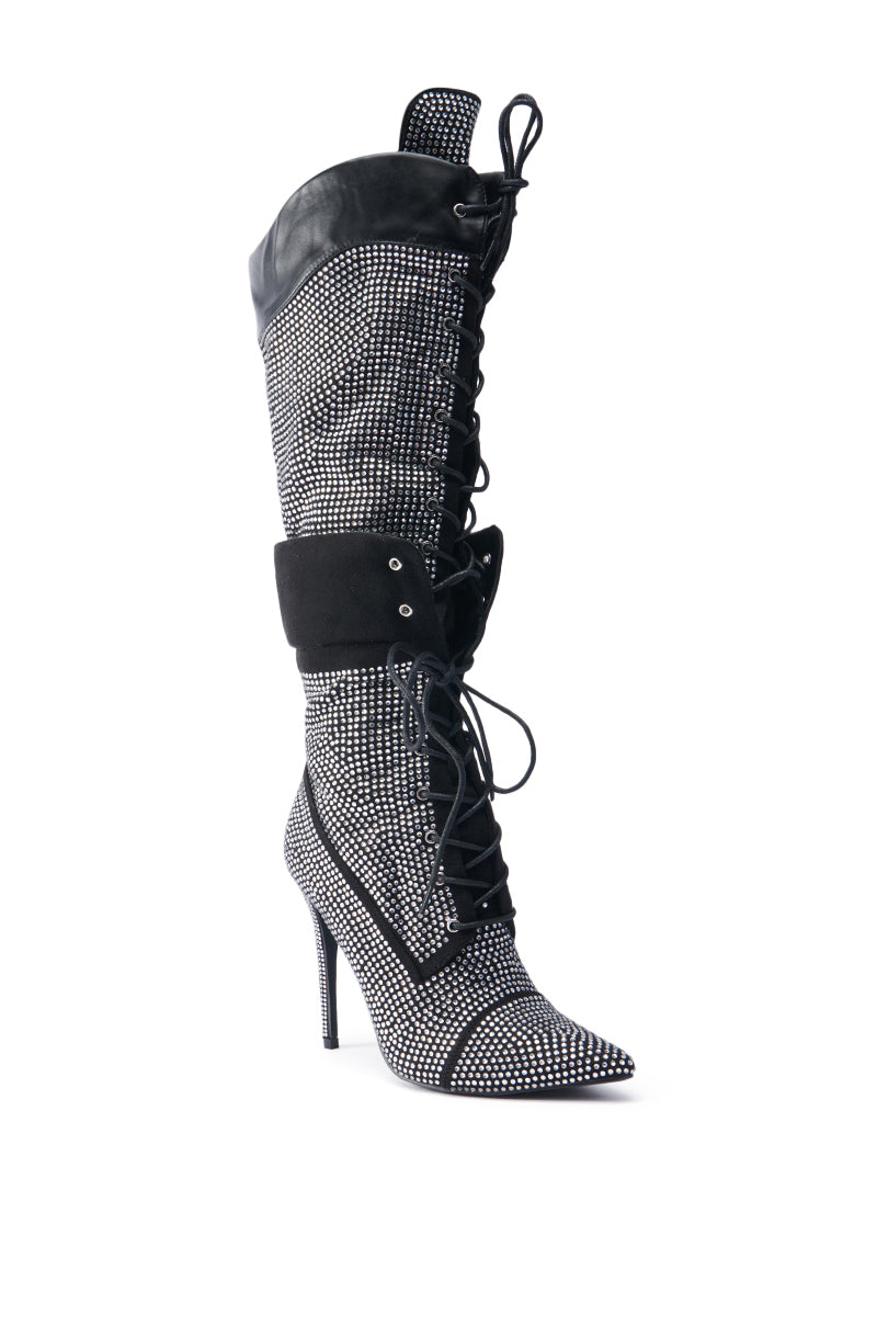 CHARLOTT BLACK STILETTO BOOT