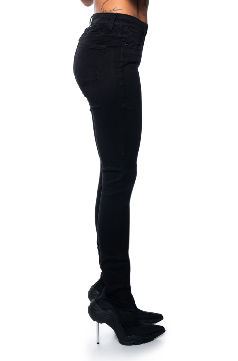 FLEX FIT EXTREME STRETCH HIGH WAISTED SKINNY JEANS