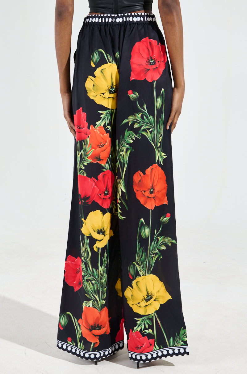 BELLADONNA SATIN PALAZZO PANTS