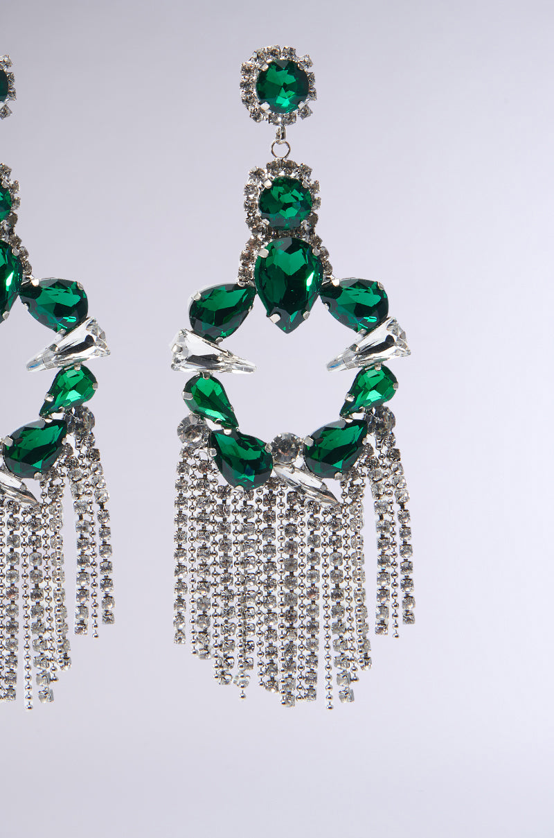 EMERALD DREAMS STATEMENT EARRING