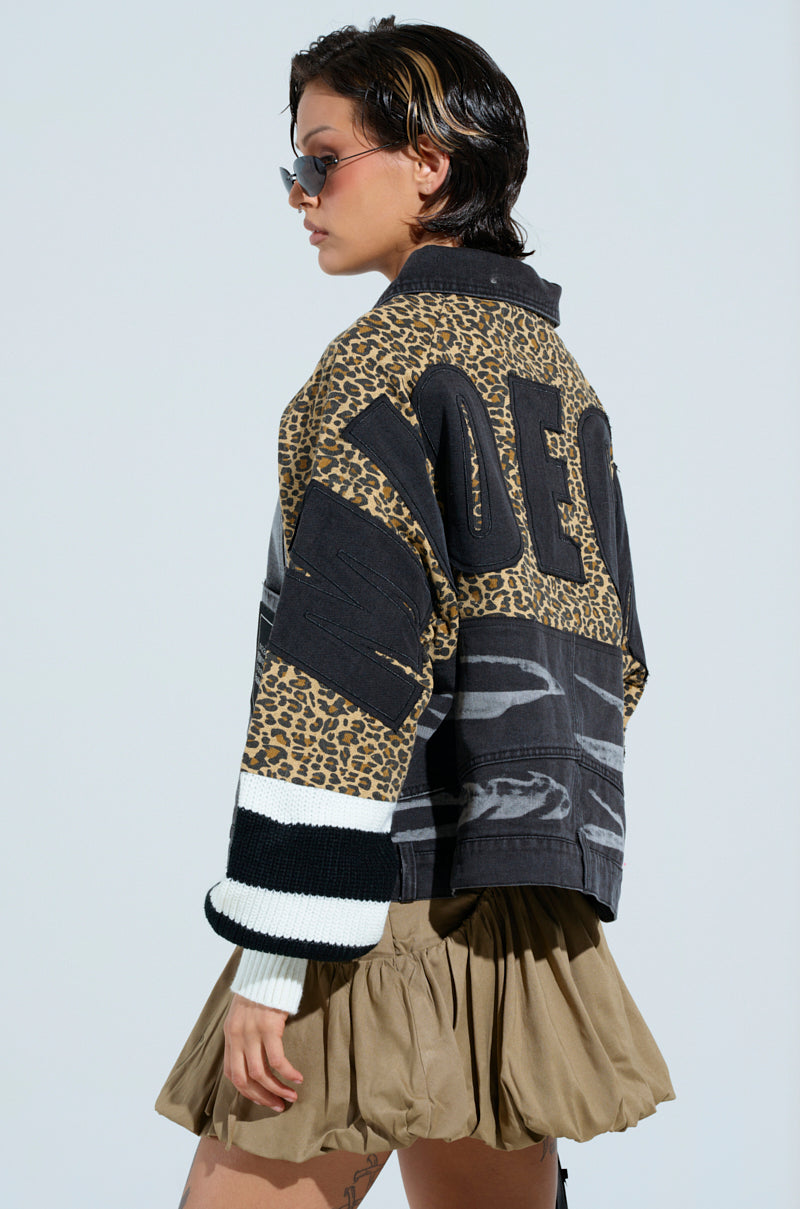 FIERCE CHEETAH BOMBER JACKET