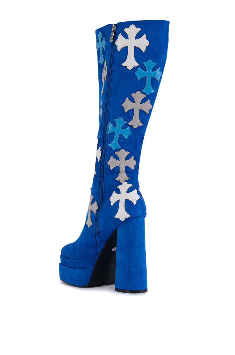 AZALEA WANG PLEASANT BLUE BOOT