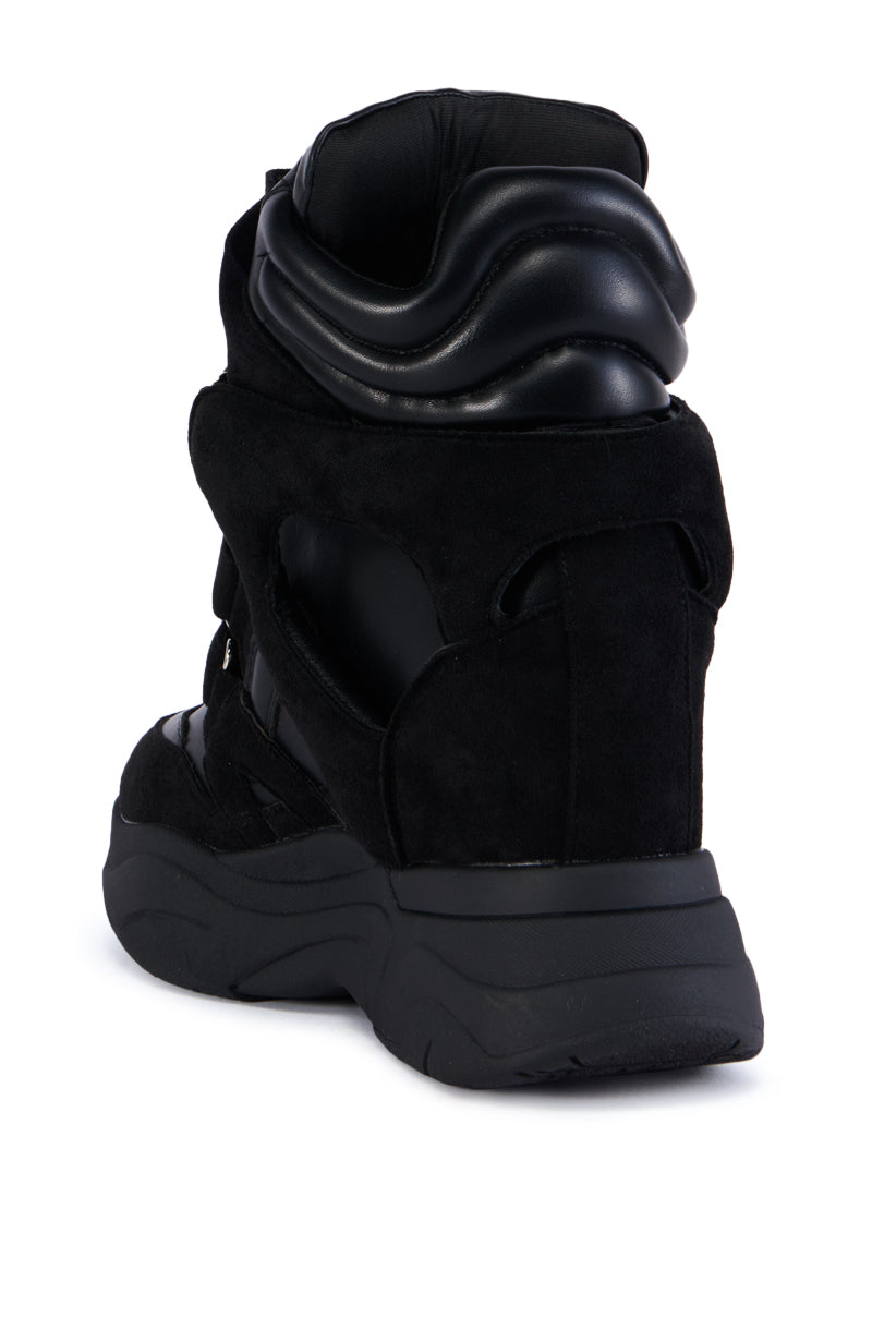 MARANTO CHUNKY BLACK SNEAKER