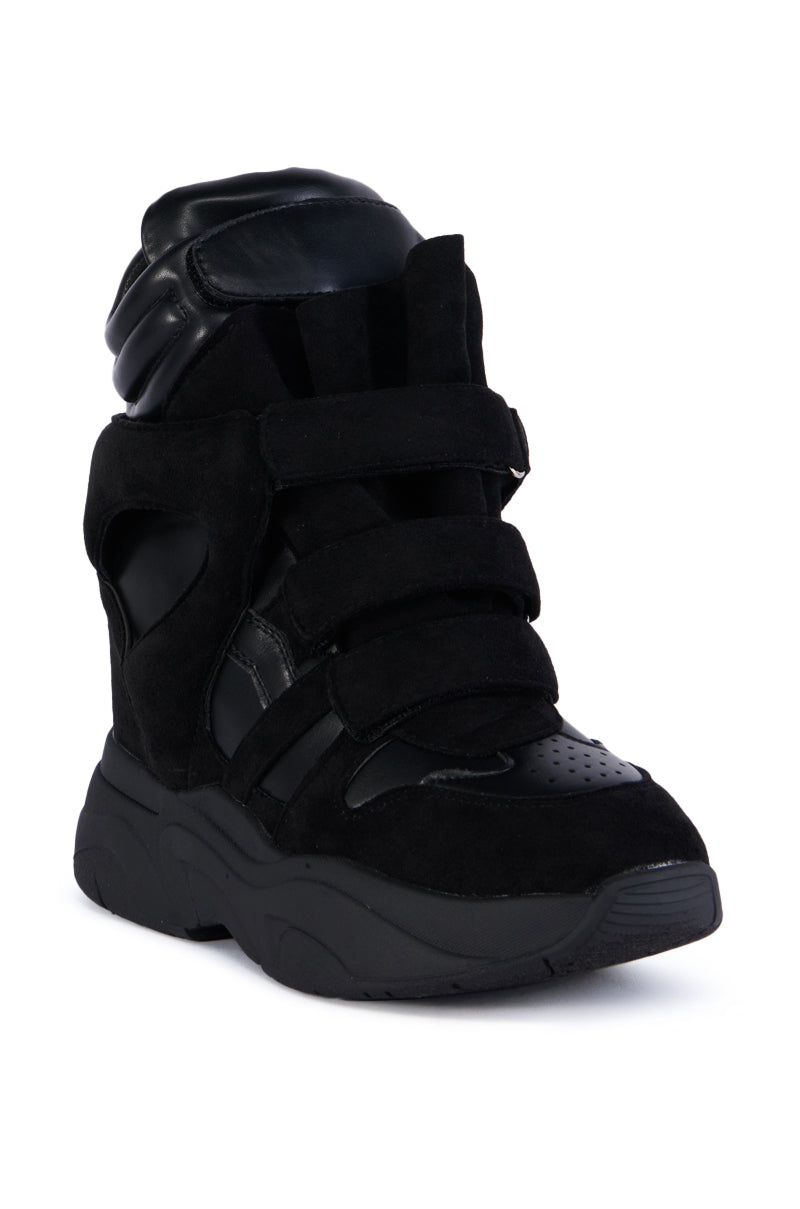 MARANTO CHUNKY BLACK SNEAKER