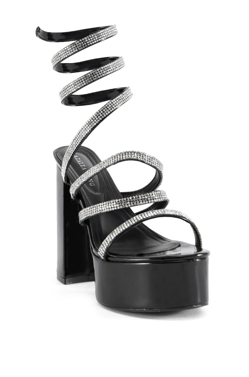 AZALEA WANG PANDRA BLACK SANDAL