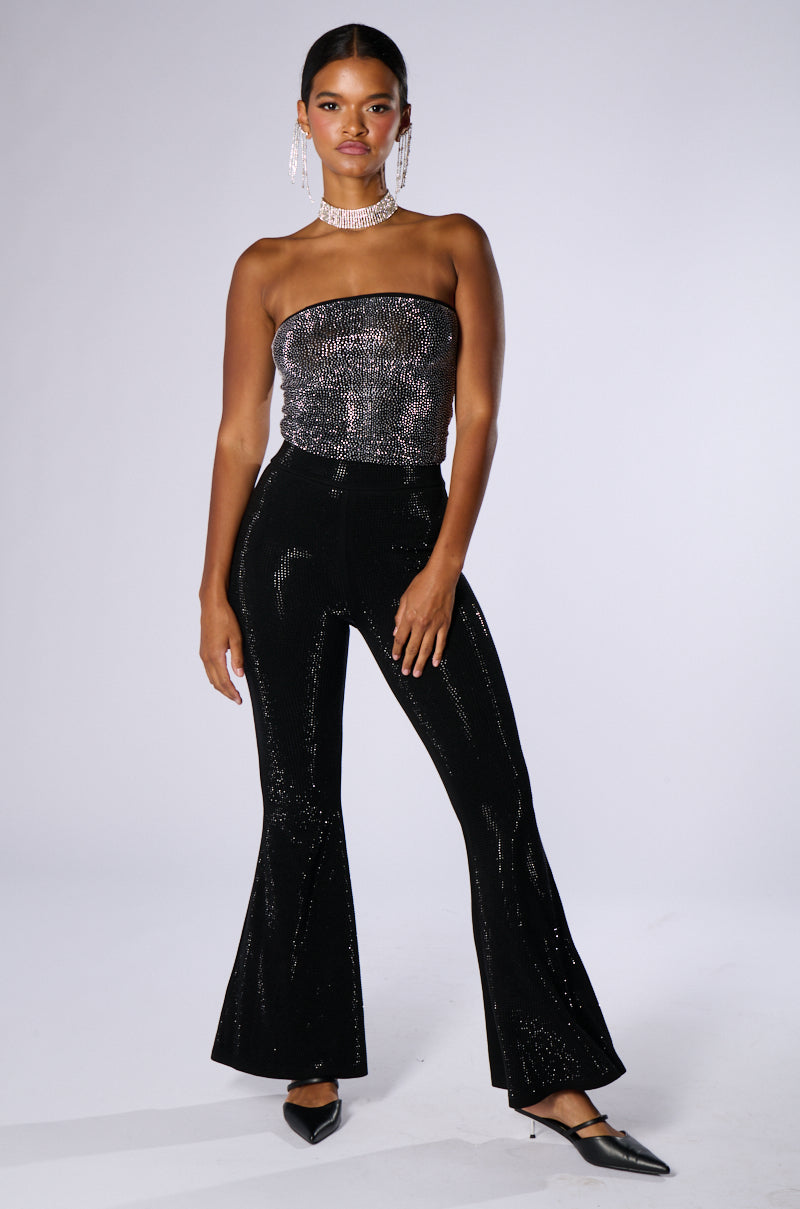 DISCO QUEEN FLARE LEG TROUSER